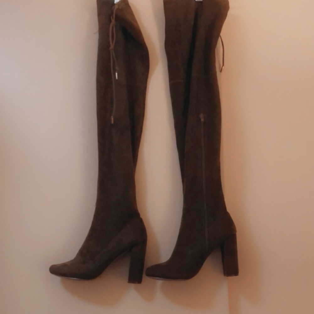 Brown Knew High Boots 👢
